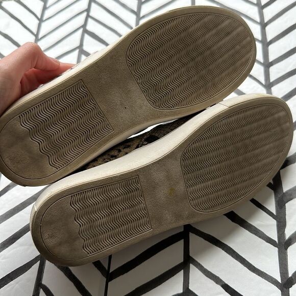 Steve Madden Size 9 Ecentric Vegan Leather Snake Skin Slip-On Sneakers - Picture 4 of 4